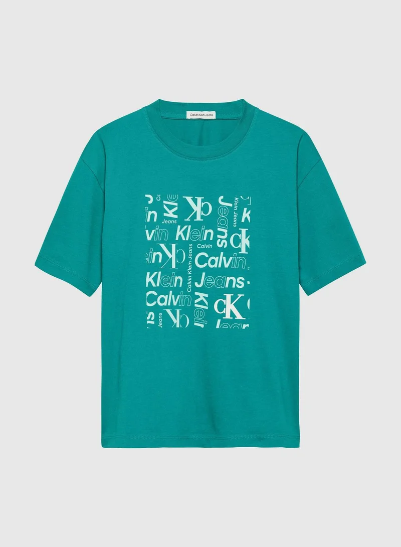 Calvin Klein Jeans Youth All Over Print T-Shirt