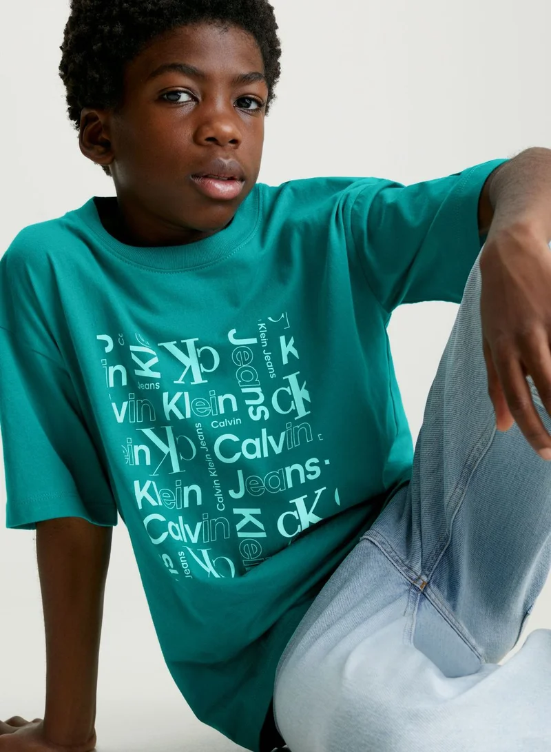 Calvin Klein Jeans Youth All Over Print T-Shirt