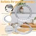 Sel Natural 1 Pack Pie Crust Shield Aluminum NonStick Pie Crust Protectors for Edges for Baking Fits 95 Inch to 105 Inch Pie Plates Ideal for Thanksgiving Christmas Home Kitchen Bakers 1 - Image 4