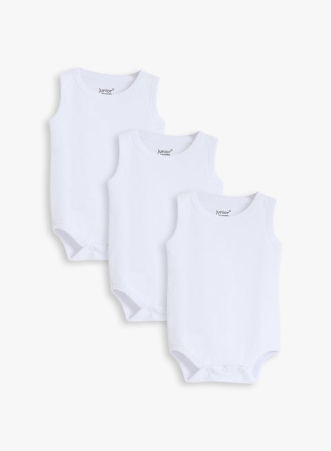 بادي سوت قطن عبوة 3 قطع بيبي ولادي