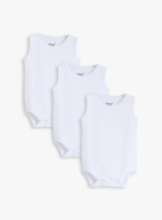 جونيور بادي سوت قطن عبوة 3 قطع بيبي ولادي - Image 1