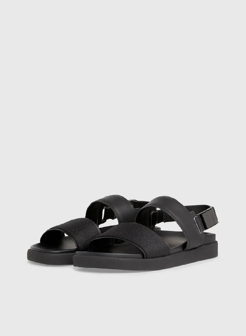 CALVIN KLEIN Logo Jacquard Sandals