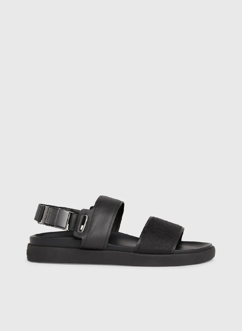 CALVIN KLEIN Logo Jacquard Sandals