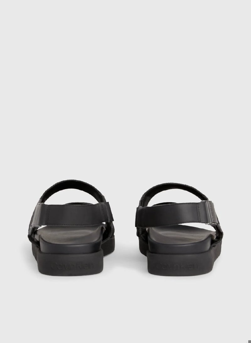 CALVIN KLEIN Logo Jacquard Sandals - Image 4