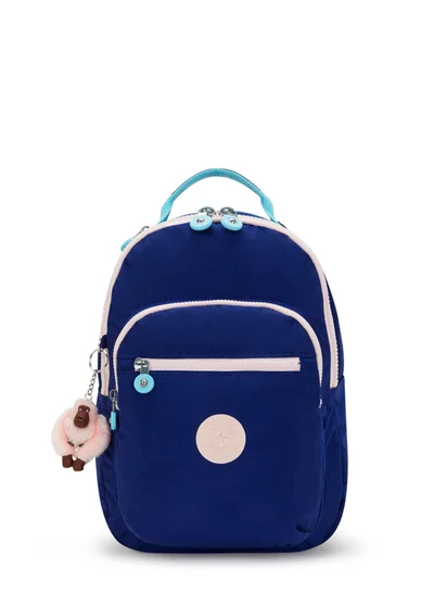كيبلينغ Small Backpack (With Laptop Protection) Female Solar Navy C Seoul S