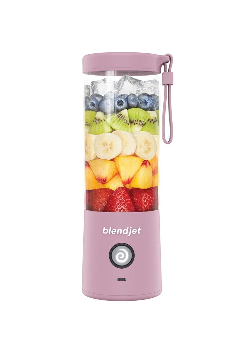 blendjet - V2 Portable Blender Smoothie Maker, Personal Blender, Fruit Blender, Leak Proof Juicer, BPA-Free 475ml 200W Sports Bottle, USB-C Rechargeable, Ice Crusher with Stainless Steel Blades - Lilac - Image 1