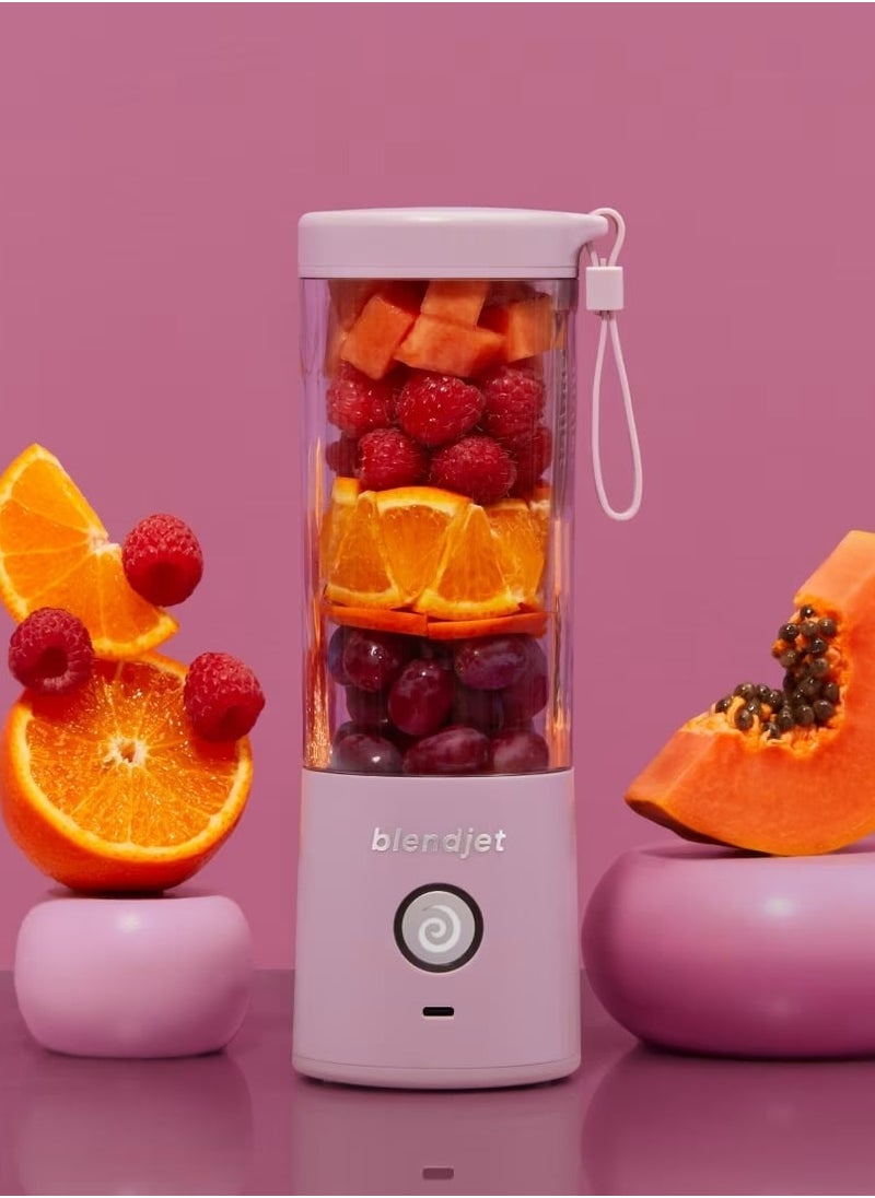 blendjet - V2 Portable Blender Smoothie Maker, Personal Blender, Fruit Blender, Leak Proof Juicer, BPA-Free 475ml 200W Sports Bottle, USB-C Rechargeable, Ice Crusher with Stainless Steel Blades - Lilac - Image 1