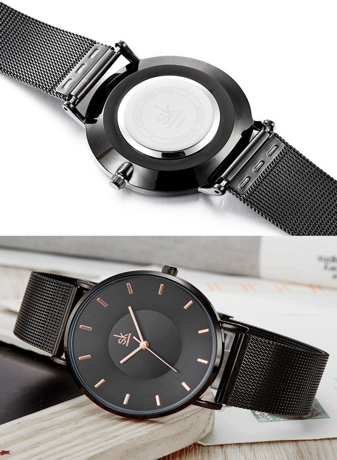 SHENGKECasual Watch For Men Analog Stainless Steel - 9042re - Image 3