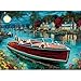 EIYRURU 300 Piece Puzzles for Adults 300 Piece Puzzles for Adults Large Piece Nighttime Lake Boat Dogs Cats Jigsaw Puzzle Funny Gift for Adult Kids Challenging Family Games Toy 205 X 15 in - Image 2