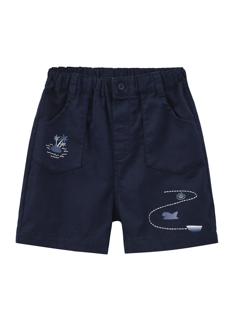 Balabala Navy Baby Boys Woven shorts for Men | Best Price UAE