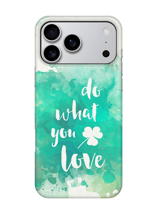 Stylizedd For iPhone 17 Pro Max,Case, [Compatible with MagSafe] Magnetic cover Slim fit Protection Matte, - Do what you love