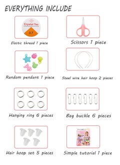 Depend Generic DIY Handmade Craft Beads With Box，24 Styles Starfish Shells Butterflies Smiley Flower Letter Handmade Polymer Clay Beads for Women Girls Jewelry Making DIY Bracelet Necklace Earring Hair hoop  - Image 3