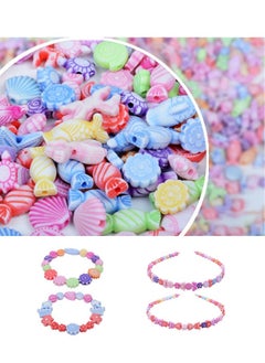 Depend Generic DIY Handmade Craft Beads With Box，24 Styles Starfish Shells Butterflies Smiley Flower Letter Handmade Polymer Clay Beads for Women Girls Jewelry Making DIY Bracelet Necklace Earring Hair hoop  - Image 5