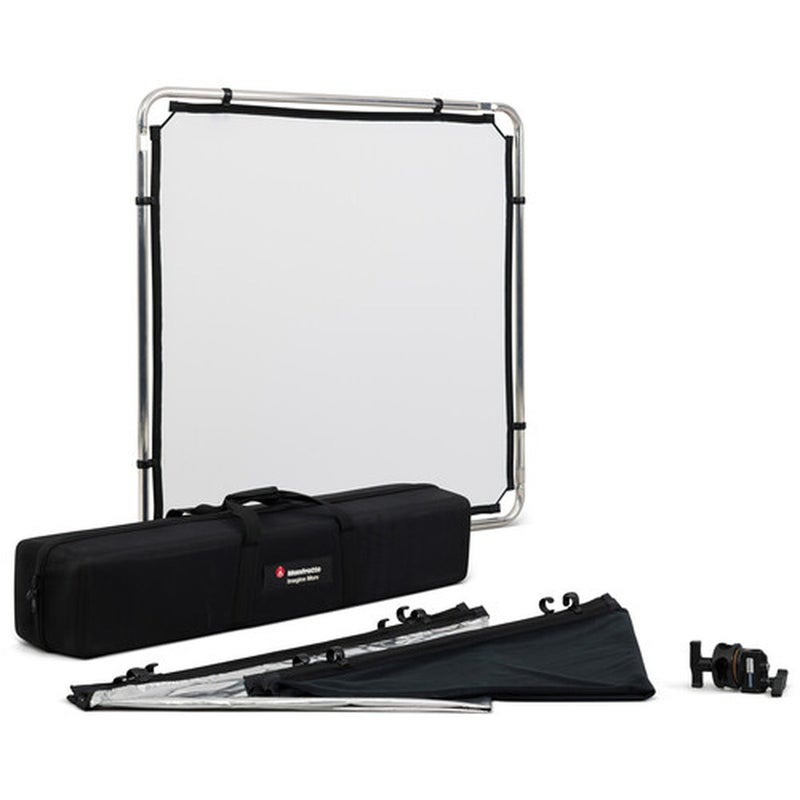 Manfrotto Pro Scrim All In One Kit Small (1.1x1.1m) - Image 1