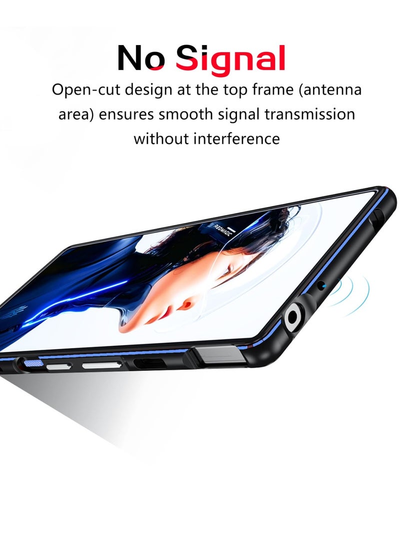 general Compatible with ZTE Nubia Red Magic 11 Pro/11 Pro Plus/11 Pro+ Bumper Case Shock Absorption Aluminum Side Bumper Strap Hole Thin Aluminum Metal Frame - Image 5