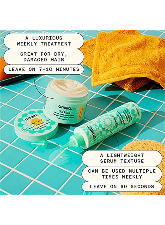 amika the kure intense bond repair mask, signature, 500ml | amika