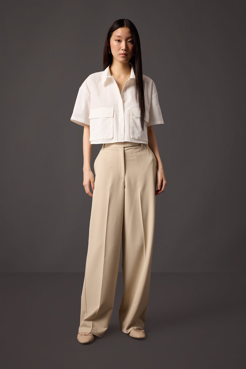 Woman Oversize Fit Short Sleeve Shirt
