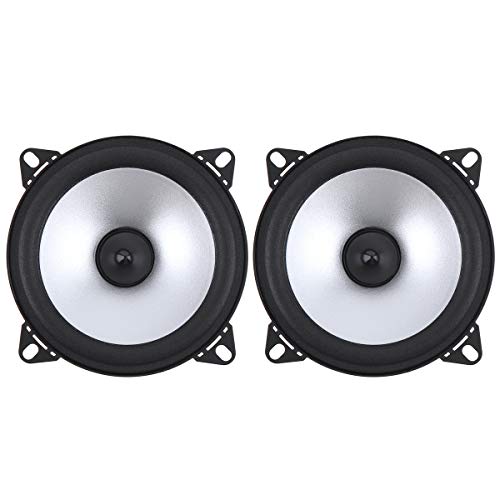 ePathChina 2pcs 4 Inch 60W 2 Way Car Coaxial Vehicle Door Auto Audio Music Stereo Full Range Frequency HiFi Speakers - Image 1