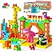 Vigorfun 65 PCS Magnetic Blocks Set 1 Magnet Building Blocks with Toy Eyes and Storage Bag for Kids Gifts STEM Educational Preschool Sensory Toys for Toddlers Boys Girls Ages 3 4 5 6 7 8 Bright Color - Image 2