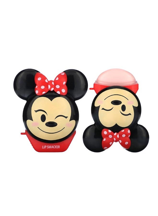 Lip Smacker Disney Emoji Lip Balm Minnie StrawberryLe-Bow-nade 0.26 oz 7.4 g  - Image 1