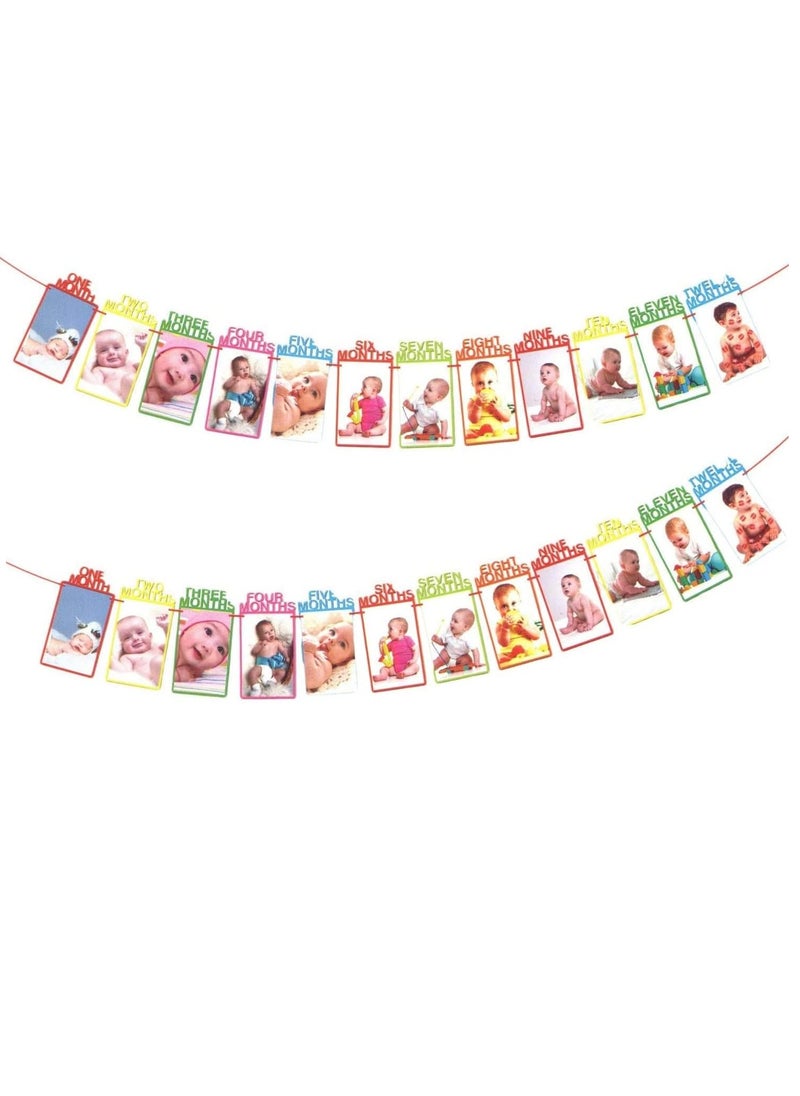 Brain Giggles Brain Giggles Thickened Kraft Card Paper 1st Birthday Banner  - Image 2