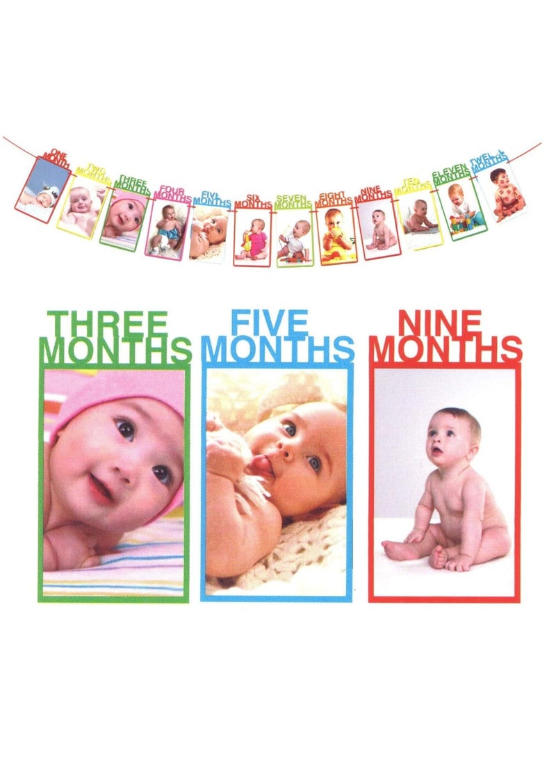 Brain Giggles Brain Giggles Thickened Kraft Card Paper 1st Birthday Banner  - Image 1