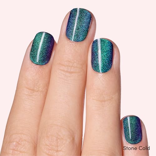 Dashing Diva Glaze Nail Strip Duo Mermaid Tail Collection Stone Cold California Breeze Long Lasting Chip Resistant SemiCured Gel Nail Strips Contains 2 Colors - Image 3