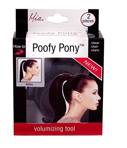 Mia Poofy Pony Volumizing Styling Tool for Thick Full Ponytails Using Your Own Hair  Ideal for Women Teens Moms and Those with Thin Hair or Cancer Survivors