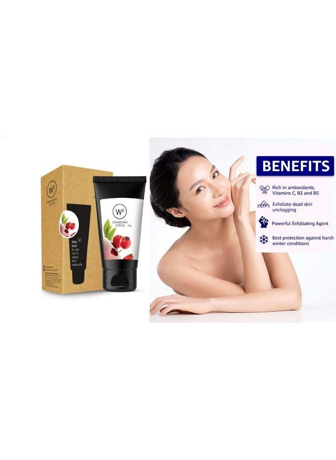 W2 Celebration Pack (Cranberry Scrub 50 Gm + Face Pack Pomegranate 50 Gm + Skin Toner Raspberry 100 Ml + Moisturiser Ivory Peach 50 Ml)  - Image 4