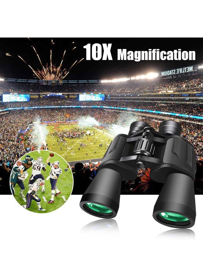 BriGenius 10 x 50 Binoculars for Adults, Powerful Binoculars for Bird Watching, Multi-Coated Optics Durable Full-Size Clear Binocular for Travel Sightseeing Outdoor Sports Games and Concerts  - Image 4