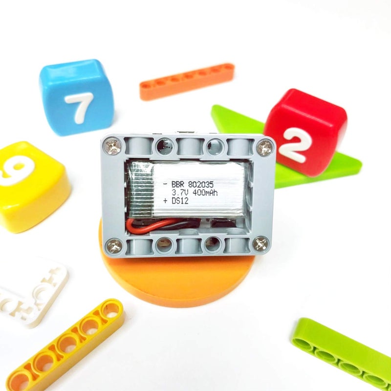 EF ELECFREAKS ELECFREAKS microbit Wukong Expansion Board Adapter for microbit Drive 8-Way Servo / 2-Way Motor / 8-Way Sensor  Breakout Board with 400mAh Li-ion Battery / 8 LED / 4 Rainbow LED  - Image 4