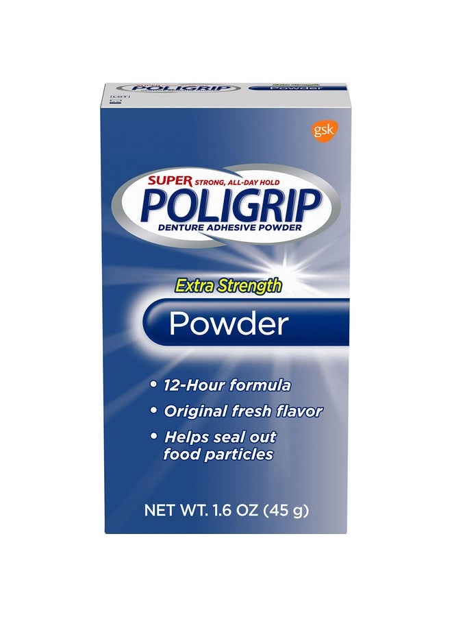 Poligrip Super Poligrip Denture Adhesive Powder-1.6 oz ( Pack of 4) - Image 1