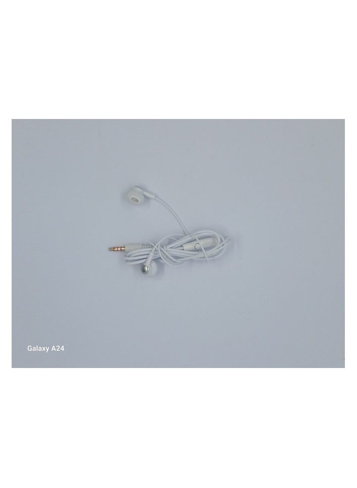 MOXOM - Wired Acoustic In-Ear Headphone White - Image 1