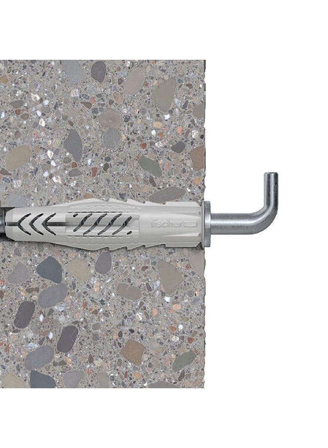 فيشر خابور بمقاس عالمي UX 8 × 50 R WH مع حلقة وخطاف زاوية فضي ورمادي  2.8 × 14.6 × 7.4 سم 94625 - Image 3