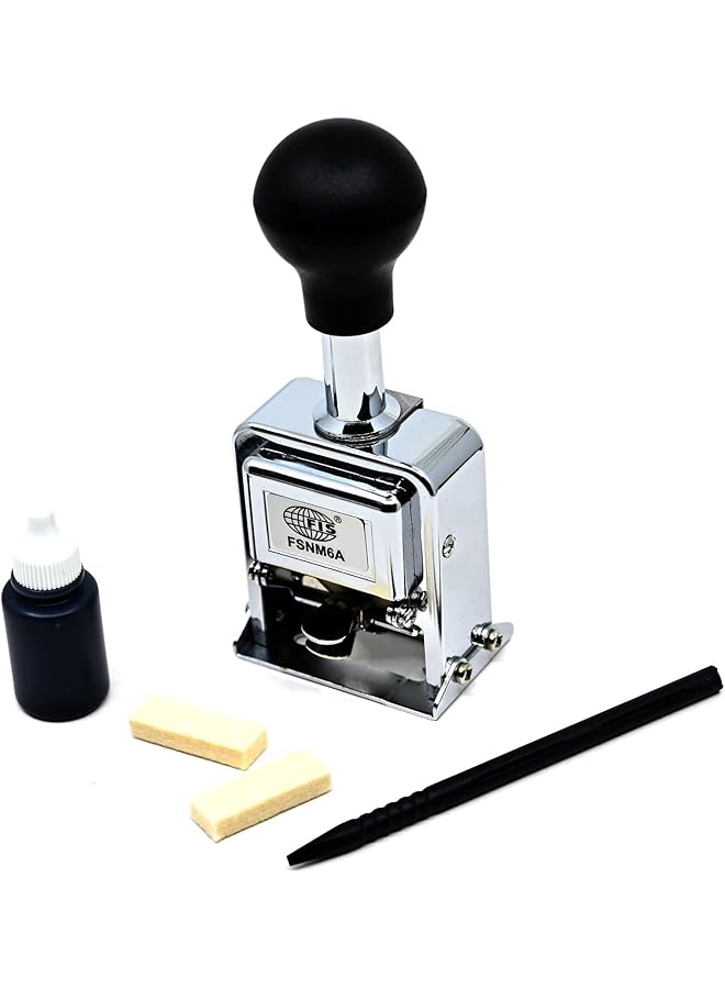 FIS Fsnm6A 4 Mm 6 Digits Arabic Numbering Stamp Machine - Image 1