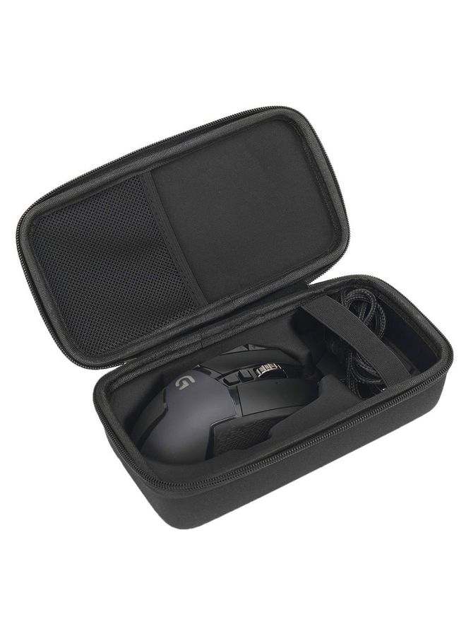 BURAQ EVA Mouse Storage Bag Multi-function Digital Storage Bag for Logitech G502 Mouse(Black)  - Image 1