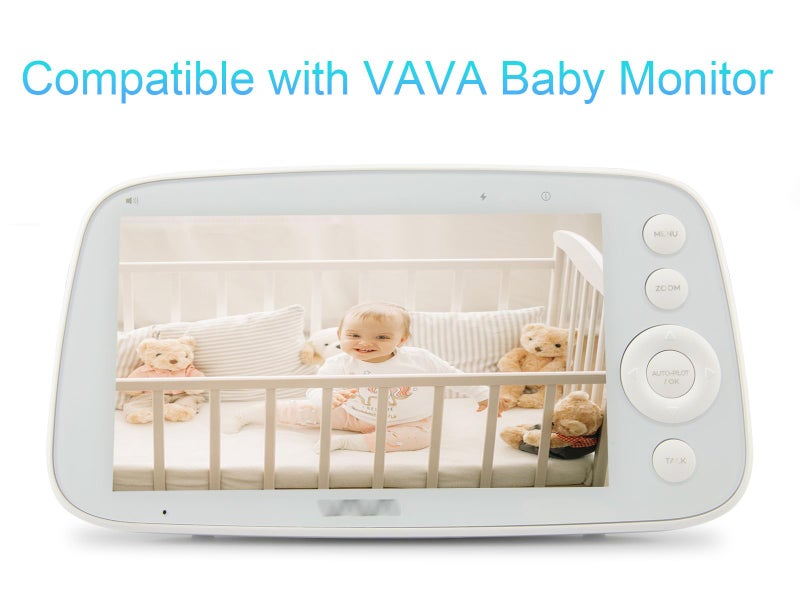 LEFXMOPHY Baby Monitor Charging Cord for VAVA Replacement Charger Handheld Screen Parent Unit 5V Power UL Aadpter with 5ft White Cable (Not for Cam) - Image 2