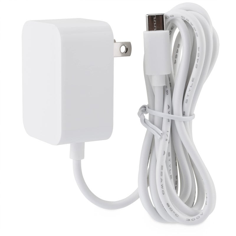 LEFXMOPHY Baby Monitor Charging Cord for VAVA Replacement Charger Handheld Screen Parent Unit 5V Power UL Aadpter with 5ft White Cable (Not for Cam) - Image 1