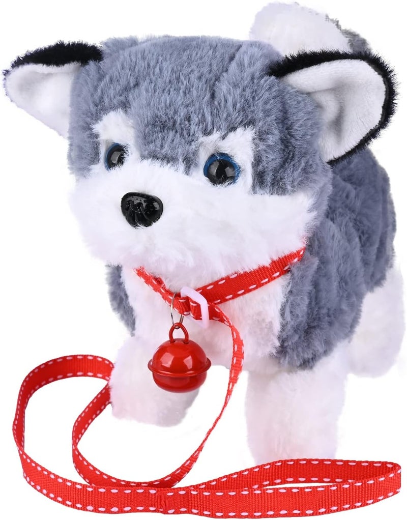WorWoder Plush Saint Bernard Toy Puppy - Interactive Walking, Barking, Wagging Tail Dog for Kids - Image 1