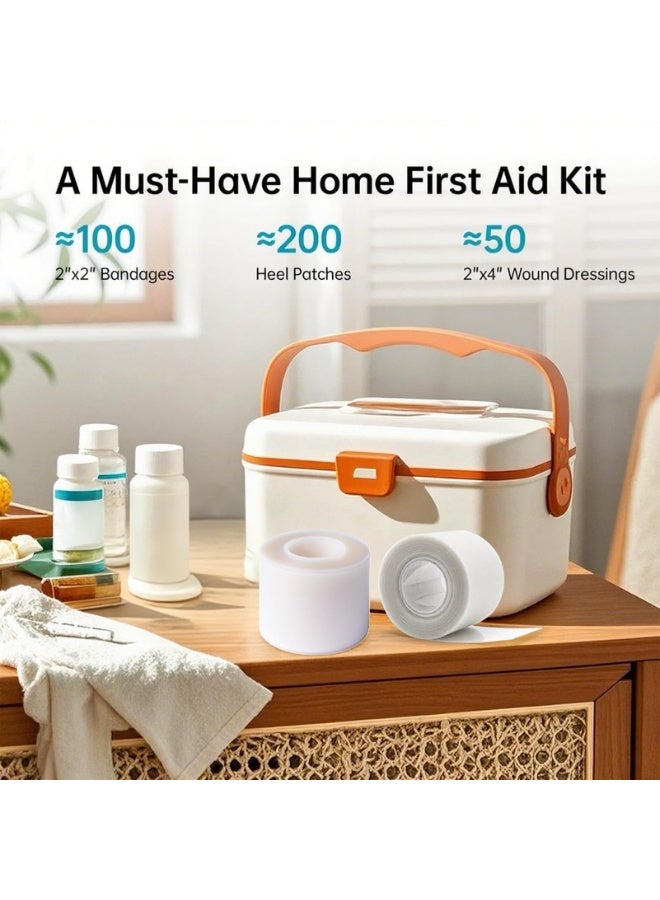 OSHIMA Hydrocolloid Bandage, 5cm Medical Grade Hydrocolloid Roll, Cut-to-Size Waterproof Dressing Tape for Sensitive Skin Cuts Toe Heel Finger Foot Pimple Travel - Image 3