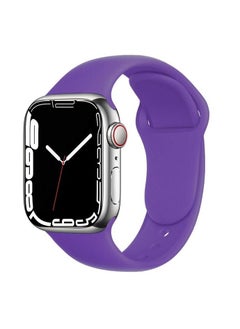 Apple Watch Band 41mm 40mm 38mm Soft Silicone Sport Band Replacement Wrist Strap Compatible for iWatch Apple Watch Series 7/SE/6/5/4/3/2/1,Nike+,Sport,Edition