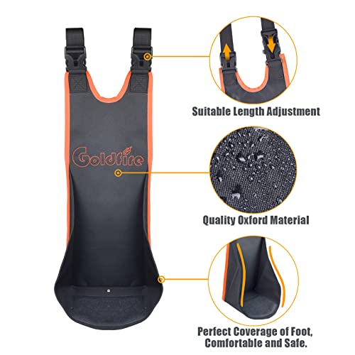 Sresk ATV Rear Passenger Foot Rest,Universal Adjustable Foldable Wear-resistant Motorcycle Rear Foot Pegs Compatible With Sportsman Rancher Griz (Orange Piping) - Image 5
