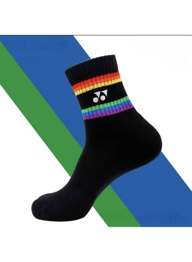 KUYING Fashion Anti Slip Breathable Sports Socks Four Piece Set 