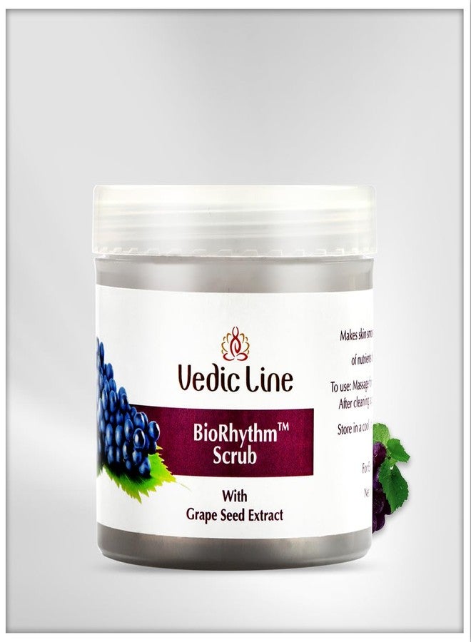 Vedic Line Vedicline Bio Rhythm Scrub, Reduce Dirt & Impurities, Dead Skin with Grape Seed, Olive Oil, And Walnut shell For Soft Looking Skin, 100ml - Image 2