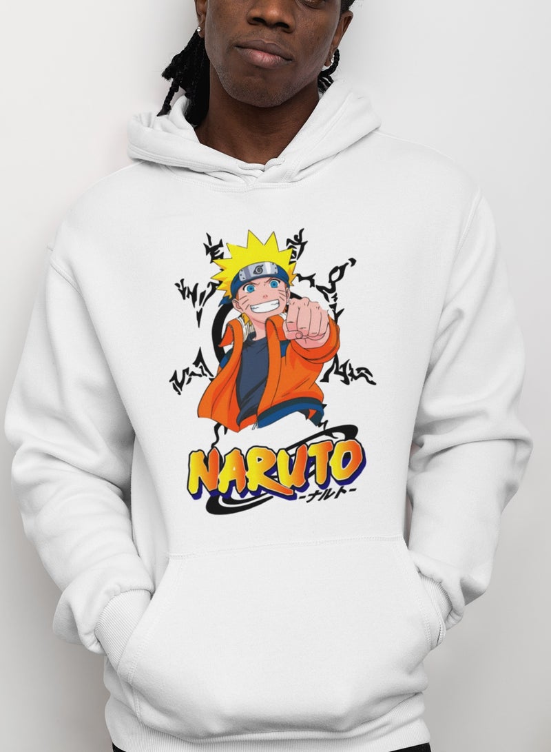ZOOM 'NARUTO' White Hoodie 