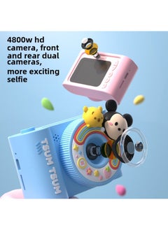 Generic Disney Strawberry Bear Children's Camera Girls Toy Photographable Video Mini HD Digital Camera-Body Color:K76 Strawberry Bear (32g)  - Image 4