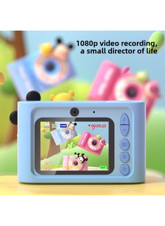 Generic Disney Strawberry Bear Children's Camera Girls Toy Photographable Video Mini HD Digital Camera-Body Color:K76 Strawberry Bear (32g)  - Image 5