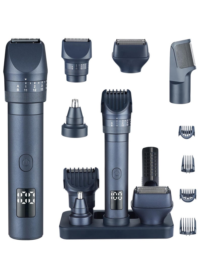 DOSCHER Beard & Hair Trimmer for Men – Waterproof Shaving Machine with Adjustable Lengths, USB-C Fast Charging, Body & Nose Grooming Kit  - Image 1