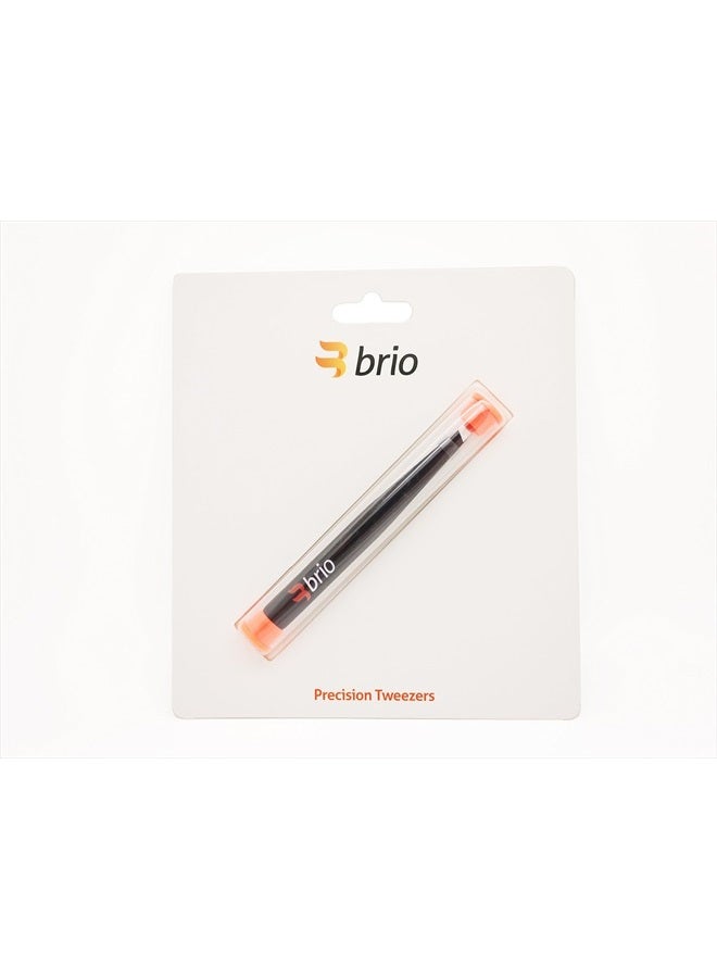 Brio Tweezers for Women – Professional Quality Stainless Steel for Facial, Eyebrow Tweezer to Remove Splinters & Ingrown Hair | Tweezers for Men for Precision Grooming - Image 2