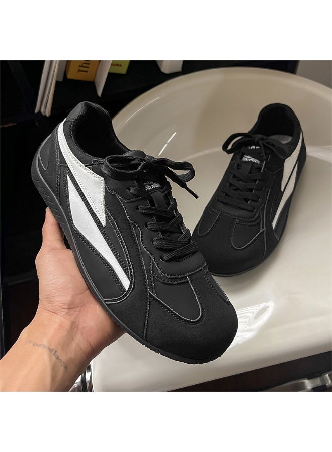 Onitsuka Tiger Retro Black & White Casual Sneakers - Trendy Low-Top Daily Shoes